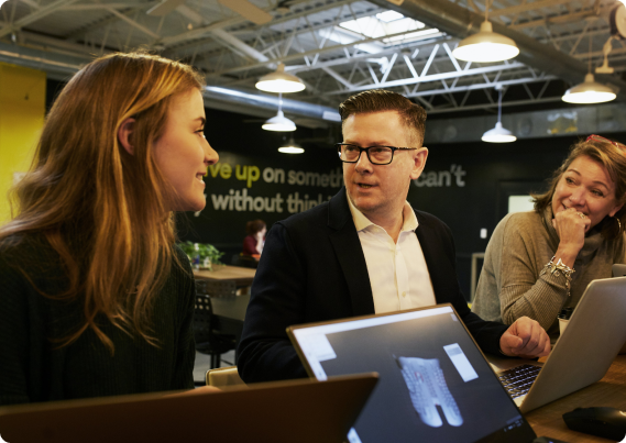 MAG Hero Image of Rob's happy clients — a diverse group of smiling adults, all looking confident and empowered